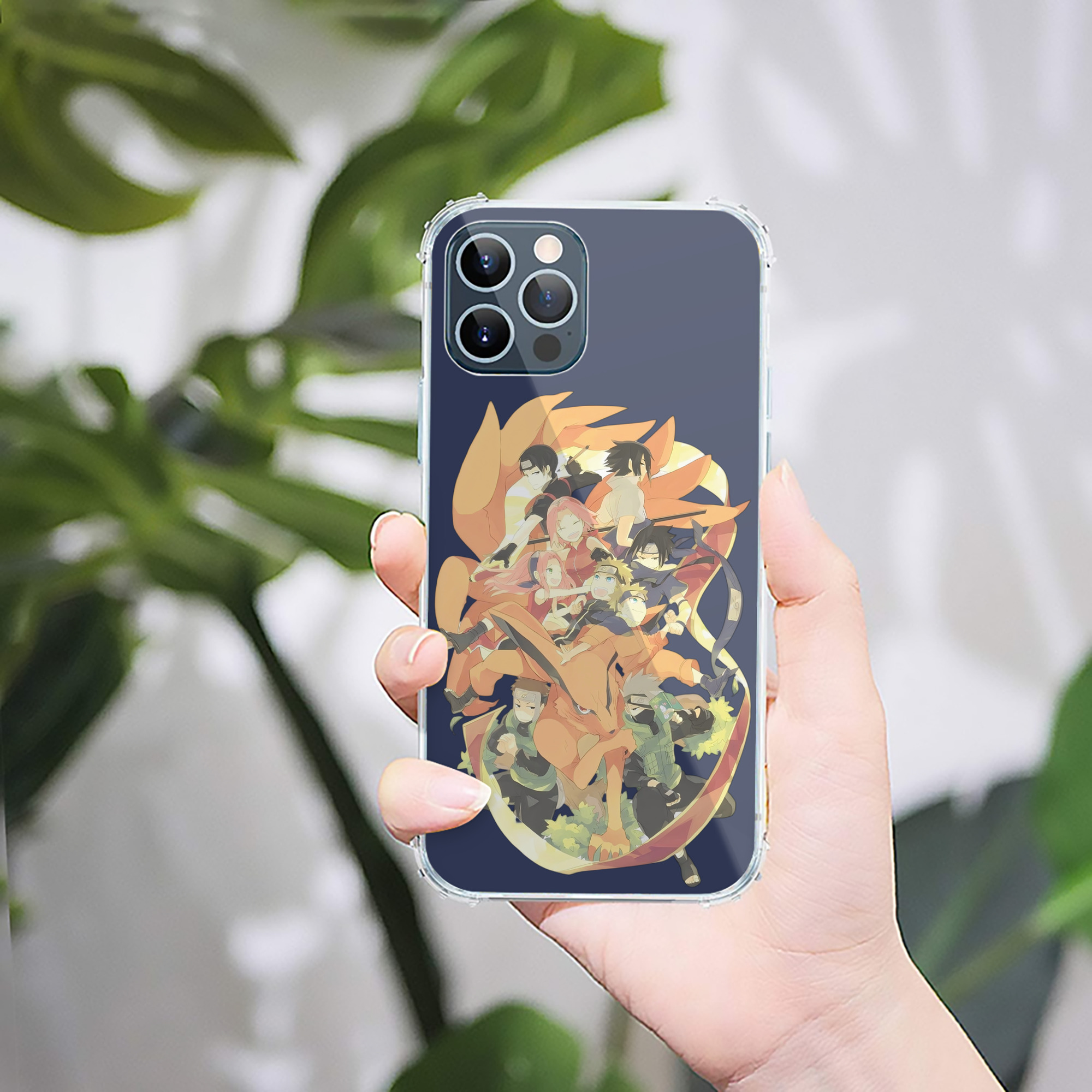 （画像用） NARUTO -ナルト- うずまき ナルト Uzumaki Naruto 【iPhone 12シリーズ対応】透明スマホケース（クリアソフトケース）